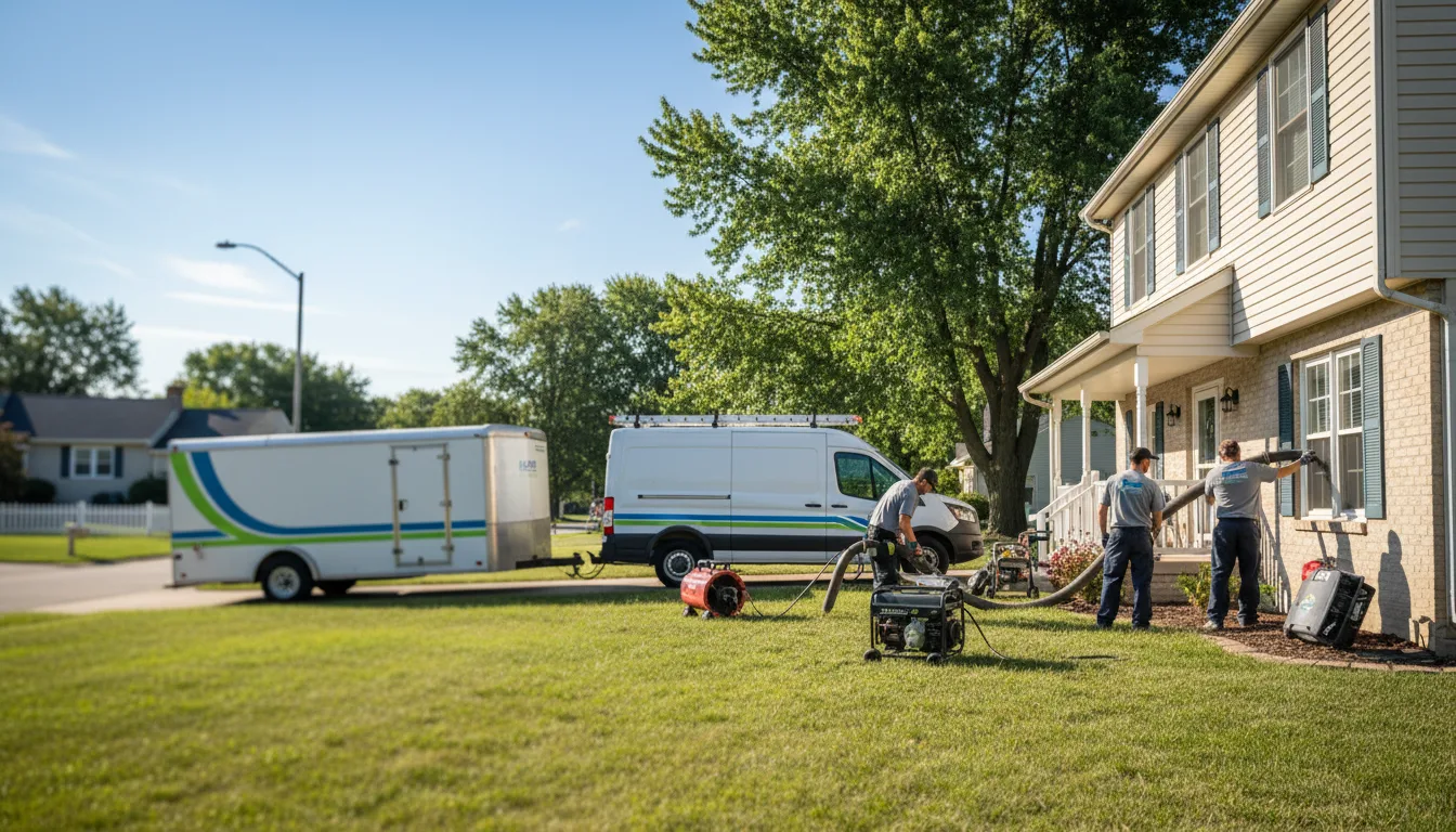 Flooded Basement Restoration And Cleanup With Repair in Alexis, IL near me
